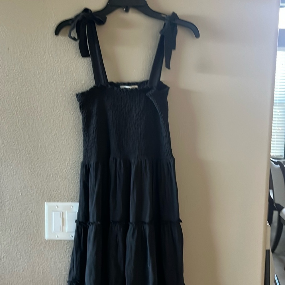 Black sun dress